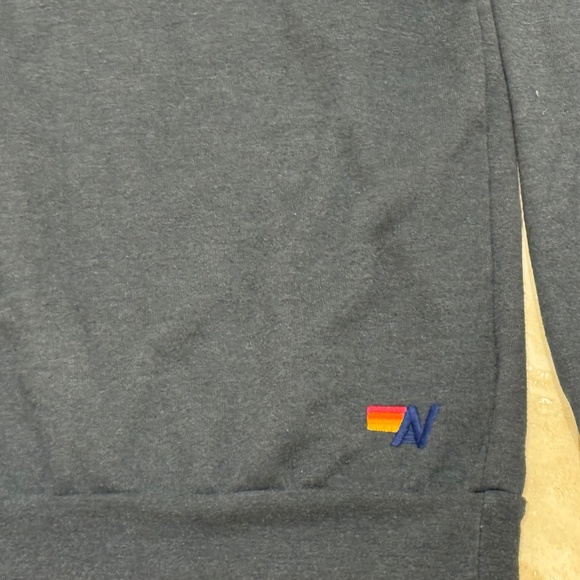 Aviator Nation BOLT CREW SWEATSHIRT - CHARCOAL Black Unisex XLarge - Picture 3 of 11